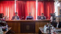 Los jueces del TOC N°2 de Mar del Plata, donde este jueves comenzaron los alegatos finales. Los jueces del TOC N°2 de Mar del Plata, donde este jueves comenzaron los alegatos finales.