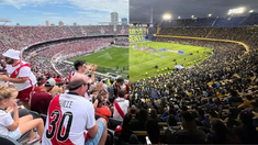 El Monumental y la Bombonera son dos de los estadios más grandes del país. El Monumental y la Bombonera son dos de los estadios más grandes del país.