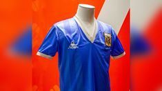 Creación digital de la camiseta de Maradona en el campeonato mundial del 86. Creación digital de la camiseta de Maradona en el campeonato mundial del 86.