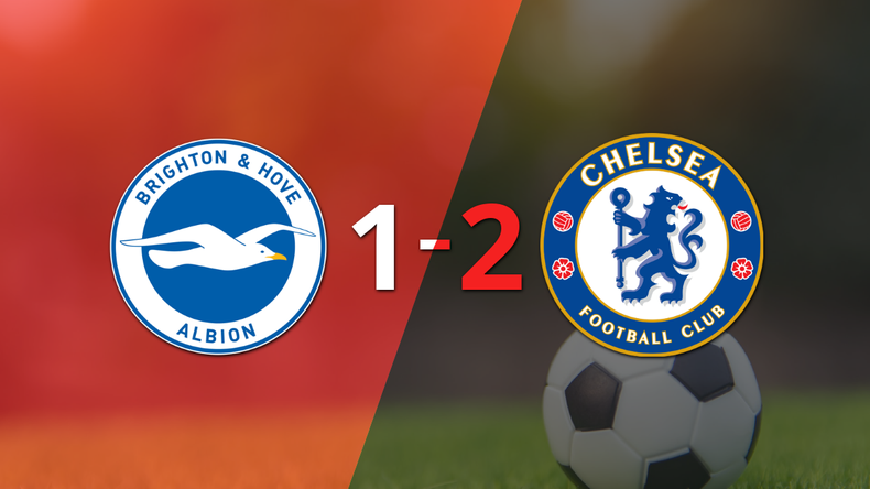 Chelsea celebra con un sufrido 2-1 ante Brighton and Hove