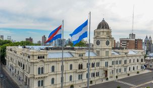 La Casa de Gobierno de Entre Ríos, en la ciudad de Paraná.