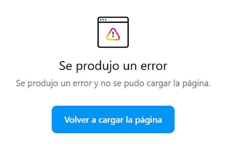 El cartel que apareci&oacute; en las pantallas de todos los usuarios de la web.