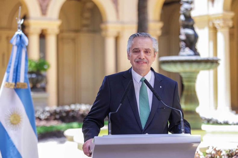 Alberto Fernández brindó un mensaje por cadena nacional a días de dejar su mandato.&nbsp;
