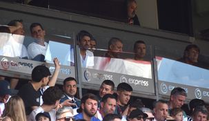 Scaloni, Samuel, Aimar y parte del CT, juntos en Rosario.