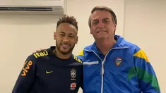 Neymar apoya a Bolsonaro. Neymar apoya a Bolsonaro.