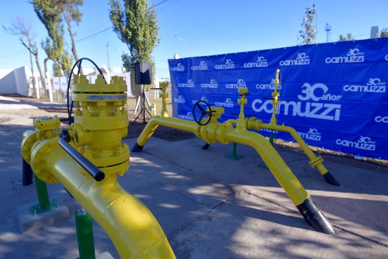 Se inauguró el gasoducto América, que une la ciudad bonaerense a la red de gas natural
