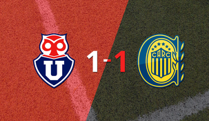 Universidad de Chile y Rosario Central empataron 1 a 1