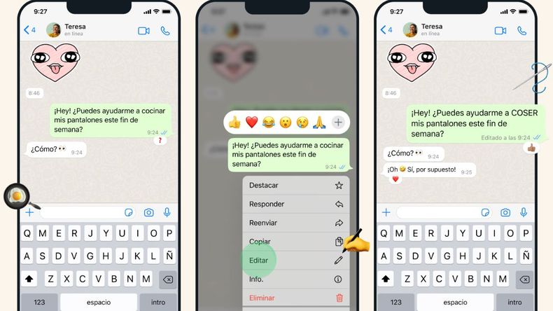 La aplicación aclara que los mensajes editados mostrarán el estado 