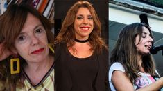 Sandra Chaher, Verónica Lorca y Lucía García Itzigsohn.