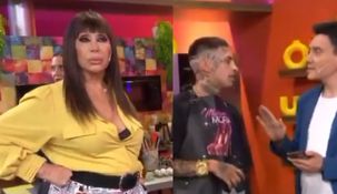 La conductora quedó desorientada por el momento de tensión que se vivió en vivo. La conductora quedó desorientada por el momento de tensión que se vivió en vivo.