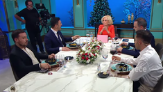 Además de los funcionarios del Gobierno estuvieron invitados los artistas Fernando Dente y Federico Bal.
