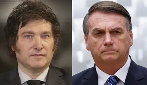 Bolsonaro celebró la victoria de Milei.&nbsp;