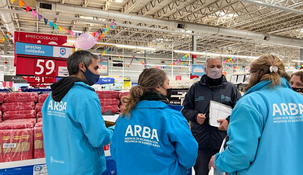 ARBA despliega un operativo de fiscalización en distintos supermercados del país.