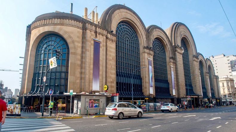 El imponente Mercado de Abasto