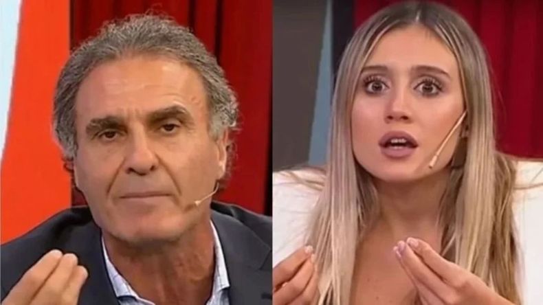 Oscar Ruggeri dejó sin palabras a Morena Beltrán.