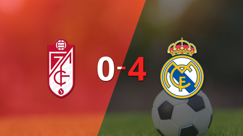Brahim Díaz anotó un doblete en la goleada 4-0 de Real Madrid a Granada