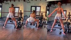 Lionel Messi subió videos de Antonela Roccuzzo haciendo un intenso entrenamiento de glúteos Lionel Messi subió videos de Antonela Roccuzzo haciendo un intenso entrenamiento de glúteos