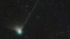 El cometa verde podrá observarse desde la Argentina. El cometa verde podrá observarse desde la Argentina.
