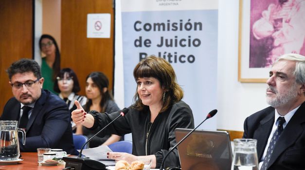 Carolina Gaillard, presidenta de la comisión de Juicio Político.