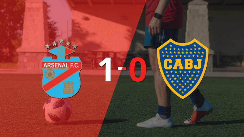 Boca Juniors no pudo en su visita a Arsenal y cayó 1-0