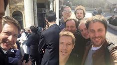 Adrián Suar, su hermano y el marido de Mariana Fabbiani visitaron al Papa Francisco en Roma Adrián Suar, su hermano y el marido de Mariana Fabbiani visitaron al Papa Francisco en Roma
