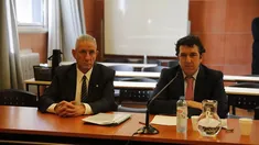 Abel Fatala y su abogado por la causa Vialidad.
