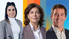 De izquierda a derecha, Eugenia Alianiello, Ana Clara Romero y Juan Pablo Luque.