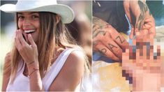 El insólito y doloroso tatuaje de Calu Rivero El insólito y doloroso tatuaje de Calu Rivero