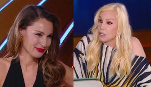 Pampita tuvo que interrumpir a Susana Giménez tras sus polémicas palabras.