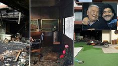 Así quedó la casa de Don Diego Maradona después del incendio Así quedó la casa de Don Diego Maradona después del incendio