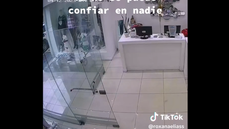 El robo que fue viral en redes sociales.&nbsp;