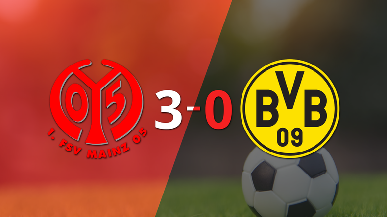 Lee Jaesung anotó un doblete en la goleada 3-0 de Mainz a Borussia Dortmund