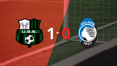 sassuolo aprovecho su localia y vencio a atalanta