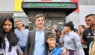 Axel Kicillof abrió el ciclo lectivo en la provincia de Buenos Aires.