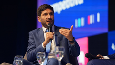 El gobernador de Santa Fe, Maximiliano Pullaro.