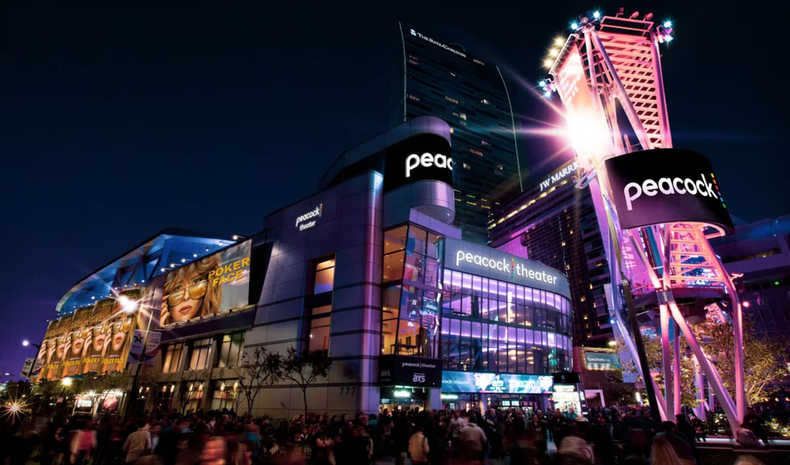 Teatro Peacock, ubicado en el downtown de Los Ángeles, propiedad de la empresa AEG. Teatro Peacock, ubicado en el downtown de Los Ángeles, propiedad de la empresa AEG.