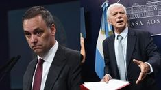 Manuel Adorni y Mariano Cúneo Libarona. Manuel Adorni y Mariano Cúneo Libarona.