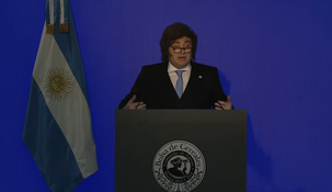 Javier Milei brindó un discurso en la Bolsa de Cereales de Buenos Aires. Javier Milei brindó un discurso en la Bolsa de Cereales de Buenos Aires.