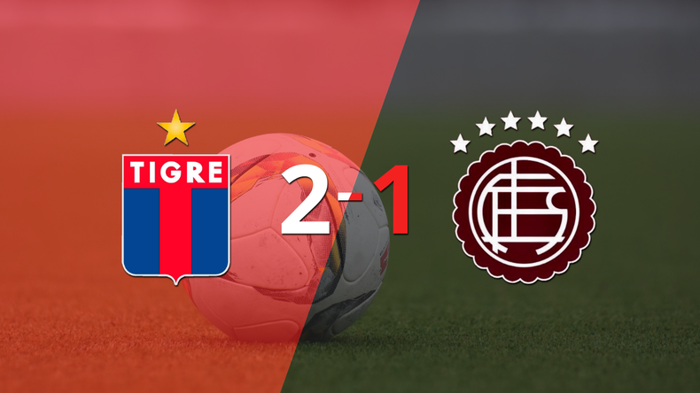 Tigre consiguió una victoria en casa por 2 a 1 ante Lanús