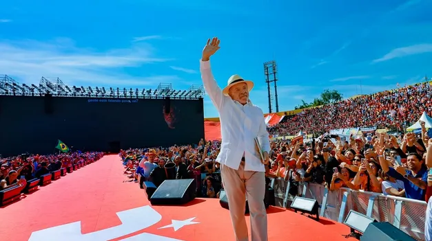Lula da Silva, presidente de Brasil.