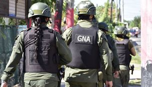 Los gendarmes que formaron parte del equipo.