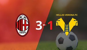 doblete de rafael leao guio el triunfo de milan sobre hellas verona