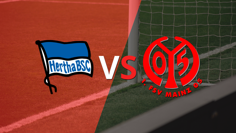 Hertha Berlín logró sacar el empate de local frente a Mainz