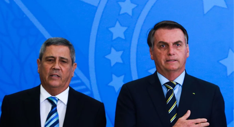 Braga Netto fue candidato a vicepresidente junto a Bolsonaro en 2022.