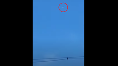 Vecinos de Villa María registraron el objeto. Vecinos de Villa María registraron el objeto.