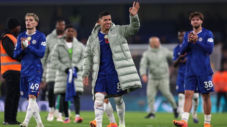 Enzo y Garnacho, dos de las figuras del Chelsea en la Premier League.