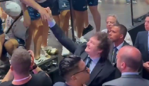 Milei estuvo en la inauguración de los Juegos Macabeos Panamericanos 2023. Milei estuvo en la inauguración de los Juegos Macabeos Panamericanos 2023.
