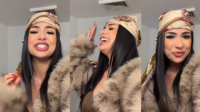 La felicidad de Daniela Celis tras el éxito de su casting para conseguir chongo.
