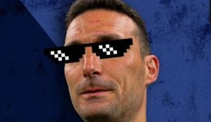 Lionel Scaloni, DT de la Selección.