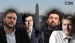 Leandro Santoro, Mariano Recalde, Pedro Rosemblat y Matías Lammens. Leandro Santoro, Mariano Recalde, Pedro Rosemblat y Matías Lammens.